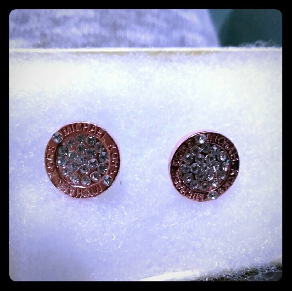 Micheal kors diamond studs